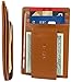 Viosi Genuine Kingston Leather Magnetic Front Pocket Money Clip Made with Powerful RARE EARTH Magnets