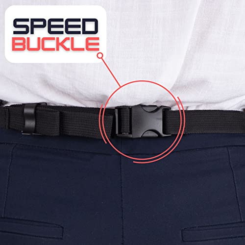 Supplymaid Waterproof Server's Apron With 5 Pockets & Speed Buckle Closure - Black Waitress Server Stain-Proof Bistro Bartender Work Apron For Pens, Notepads, Straws, Server Book, Bar Towel, Tips #TOP4