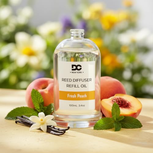 Aceite de Repuesto Difusor de Varillas Melocotón Fresco 3.4oz miniatura 4