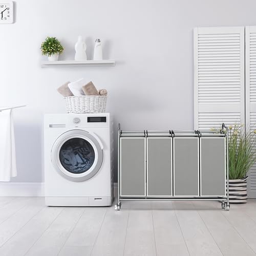 Simple Houseware 4-Bag Laundry Sorter thumbnail 4