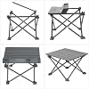 Mesa de Camping Plegable Wind Tour HX202512101 Negra 15.7x13.7x11 Pulgadas miniatura 5