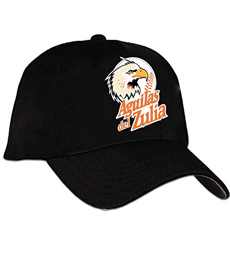 ARZA Aguilas del Zulia Baseball Cap Hat Black 100% Cotton (Black)