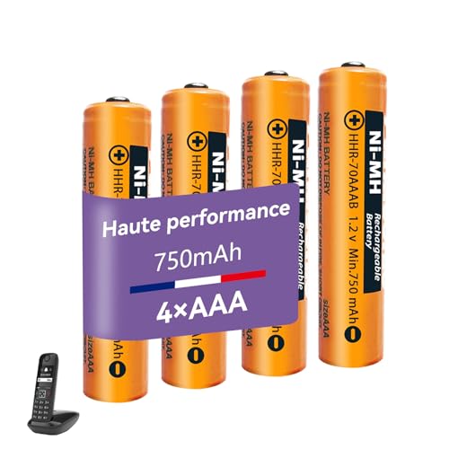 Pile rechargeable AAA Gigaset pour garder vos téléphones fixes toujours chargés
