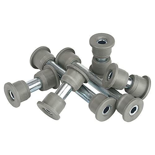 Huskey Club Car Precedent Front Lower Spring & Front Upper A-Arms Bushing Kits With 12X Urethane Bushings, 2X Sleeves For Front Spring, 2X Inner Rolled Sleeve, 2X Outer Rolled Sleeves #TOP5