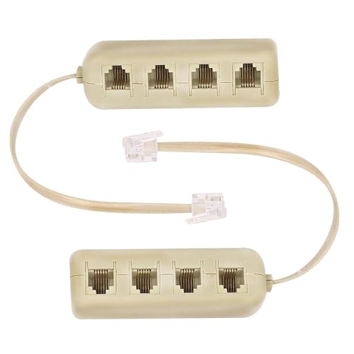 Cable de extensión telefónico divisor 6P4C para solucionar falta de tomas
