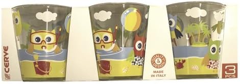 Cerve Bicchiere 3 pz Acqua cl 25 Civetta