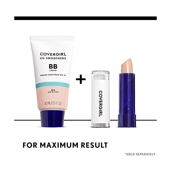COVERGIRL-Smoothers-Lightweight-BB-Cream-Fair-to-Light-805-135-oz-Packaging-May-Vary-Lightweight-Hydrating-10-In-1-Skin-Enhancer-with-SPF-21-UV-Protection COVERGIRL Smoothers Lightweight BB Cream, Fair to Light 805, 1.35 oz (Packaging May Vary) Lightweight Hydrating 10-In-1 Skin Enhancer with SPF 21 UV Protection
