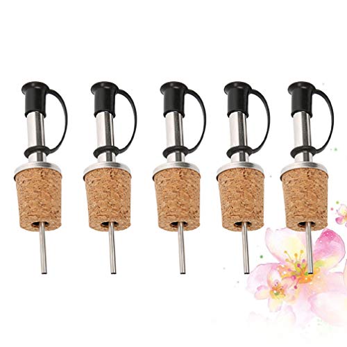 NICEXMAS 5 Peças de Aço Inoxidável para Despejar Garrafas de Aço Inoxidável Bico Cônico de Licor de