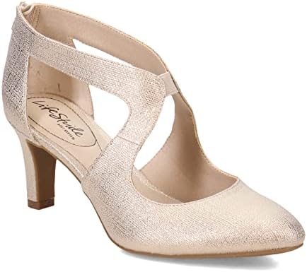 LifeStride Womens Giovanna 2 Pumps Platino Gold 7 M | Image 3