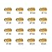 Strongthium 30 Pcs Main Jet and Pilot Slow Jet Kit for Mikuni Carburetors Large Hex VM4/042 & VM22/210 Set