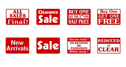 Store Signs No Refunds Or Exchanges Without Receipt! Save Your Receipt! Sale Sign Retail Store Shop Business Message Policy 11”x 7” Durable Plastic Sign - Thumbnail 3