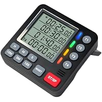 Amazon｜4チャンネルデジタルキッチンタイマー 99時間99分99秒
