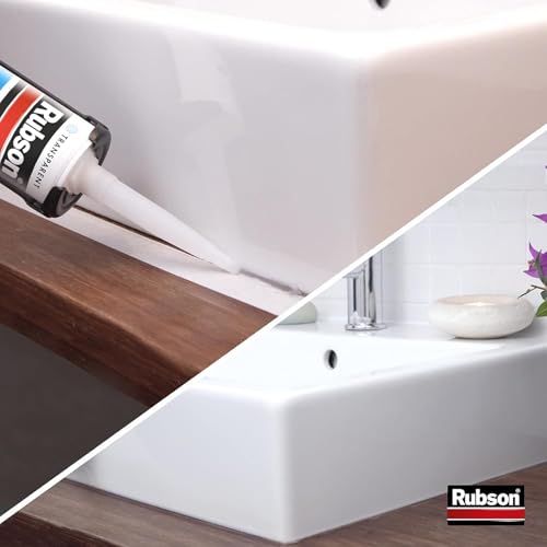 Rubson – Mastic Bain & Cuisine Silicone Anti-Moisissures Transparent (cartouche de 280 ml) – Mastic sanitaire à base de silicone – Étanche renforcé en antifongique – vue 7