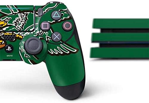Skinit Decal Gaming Skin Compatible with PS4 Pro Console and Controller Bundle - Officially Licensed NFL Philadelphia Eagles Retro Logo Design