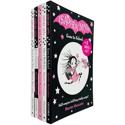 Isadora Moon 5 Books Collection Set by Harriet Muncaster