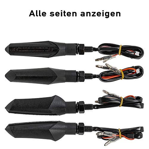 Motorrad Blinker Simda Pro E Mark LED mit Laufeffekt und E Prüfzeichen