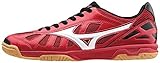  Mizuno Sala Premium IN, Zapatilla de fútbol Sala, Red-White-Black, Talla 11 US (44.5 EU)