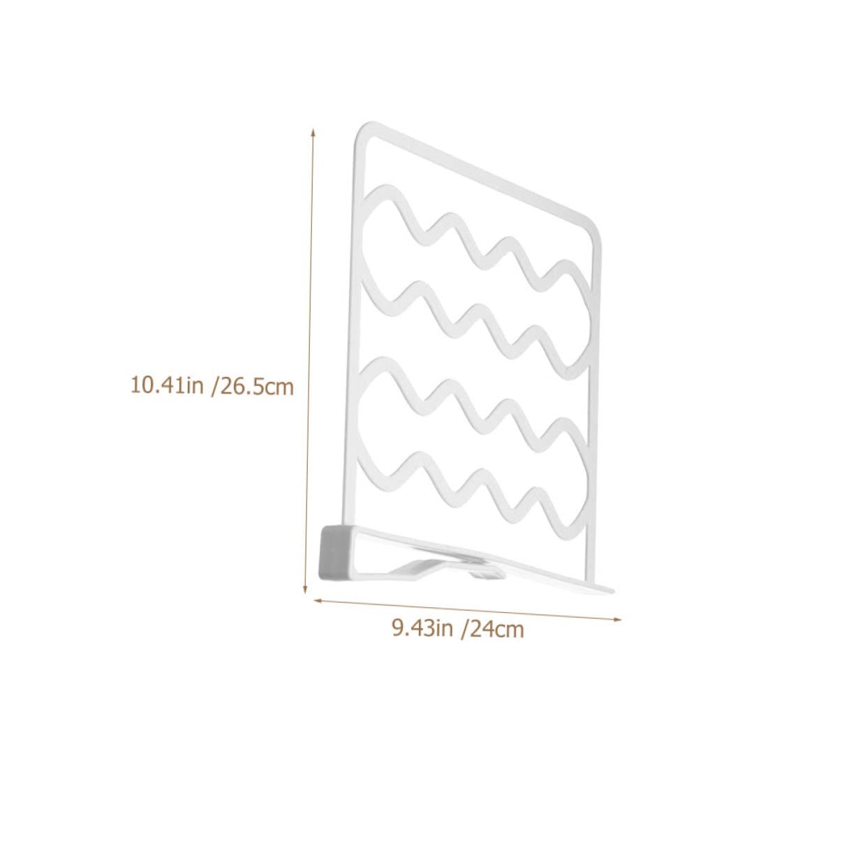 OFFSCH 3Pcs Plastic Closet Shelf Dividers Nail Multipurpose Organizers for Wardrobe Kitchen Bathroom Office Storage Flexible Shelf Partition for Efficient Item Separation