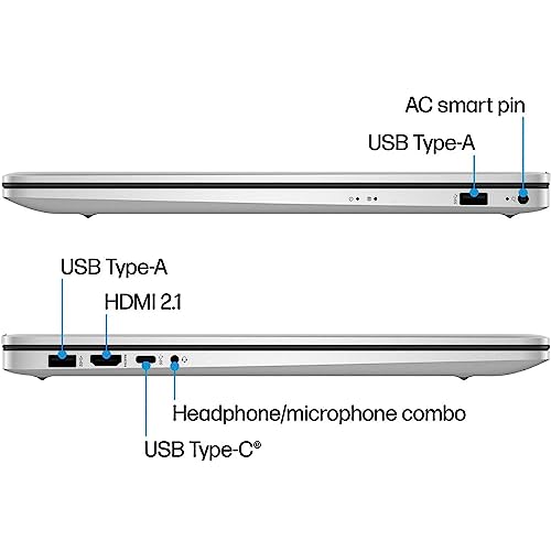 Image of HP 14 inch Touchscreen Slim Laptop, AMD Ryzen 7 5700U(>i7-1255U), Wi-Fi, Bluetooth, Win11, Black, W /Mouse Pad (i5-1335U)