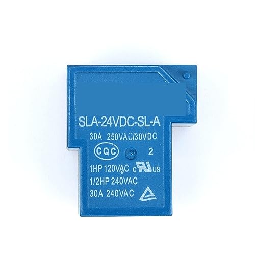 Relais de puissance SLA-24VDC-SL-A haute durabilité 4PIN bleu pour armoire industrielle