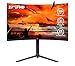 Konix Drakkar Curved Gaming Monitor Shadow 27“ PC, PS5, Switch 2 und Xbox - FHD-Auflösung 1.080 px - Frequenz 180 Hz - Antwort 1 ms - VA-Platte