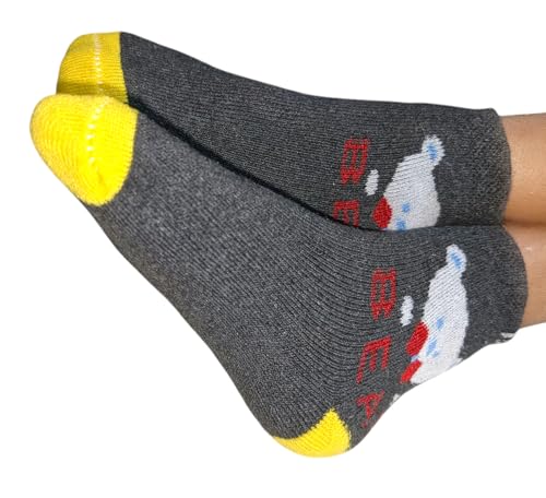 Image of Luxury fashion Winter Warm Socks for Kids Toddlers Boys Girls Thick Thermal Woolen Socks Terry Lined Cozy Ankle Socks for Children (Pack of 6 Pairs)