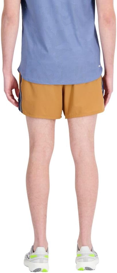 New Balance Men's Impact Run 5 Inch Short, Blue, Small - Image 3