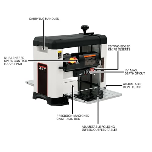 JET 13-Inch Helical Planer