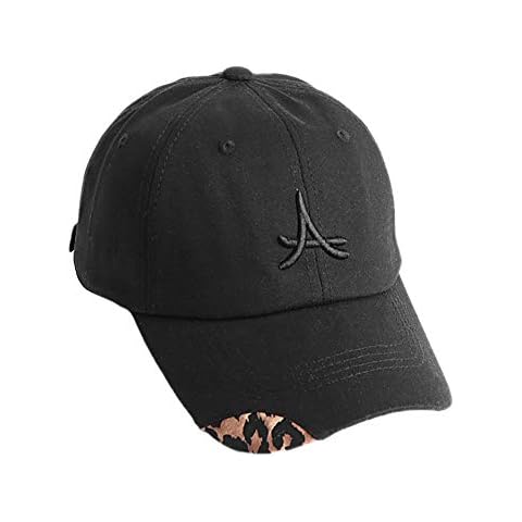 JUNGEN Gorra de béisbol Unisex con Estampado de Leopardo y Letra Bordada Cover