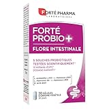 Forté Pharma - Forté Probio+ Probiotique flore intestinale - Souches probiotiques, confort intestinal - Lactobacillus rhamnosus - Gélules gastro-résistantes - 30 gélules, 1/jour