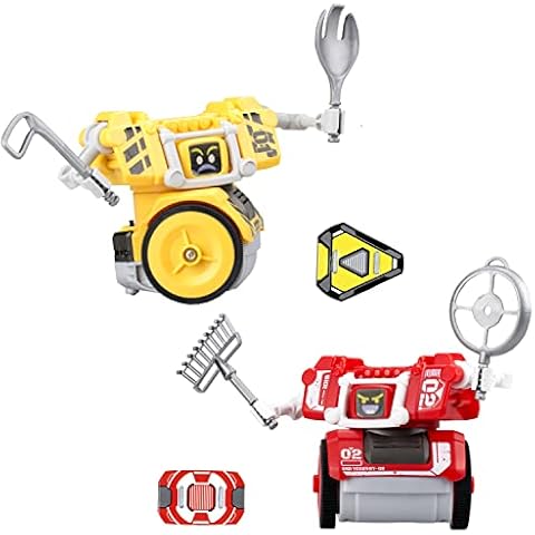 Robo Street Kombat | Street Fighting Battling Robots wtih Gesture Control | 6 Fighting Actions | Cool Punching Sound Effects and LED Eyes | 2 Robots and 2 Controllers | Kids Ages 5+ Cover