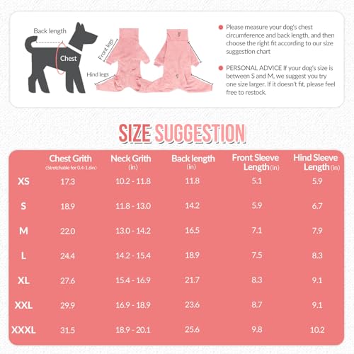 SlowTon Dog Pajamas - Fuzzy Pullover Soft Fleece Full Body Dog Winter Coat — view 6
