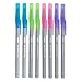 BIC Round Stic Grip Xtra Comfort Fashion Ballpoint Pens, Assorted Fashion Colors, Pack of 8