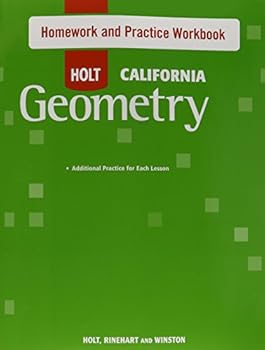 Paperback Geometry Homework and Practice Workbook Grade 10: Holt Geometry California (Geom 2007) Book