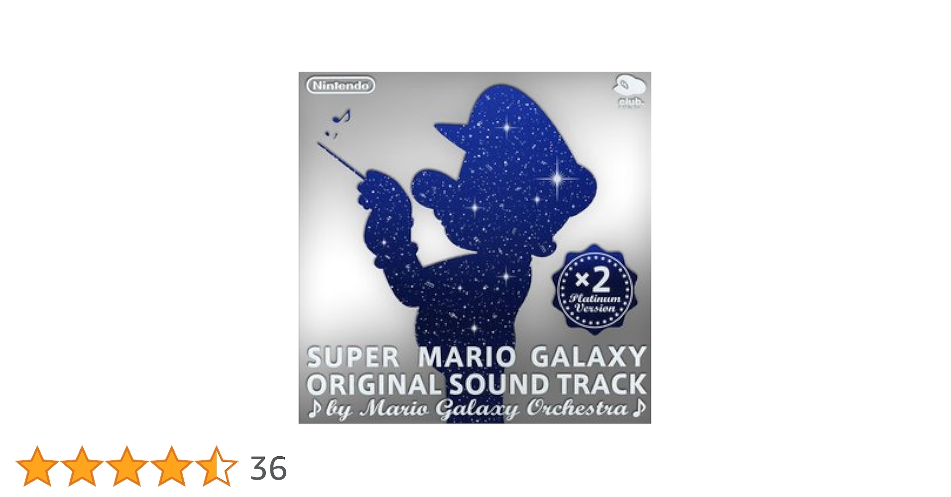 Amazon.co.jp: SUPER MARIO GALAXY ORIGINAL SOUND TRACK Platinum