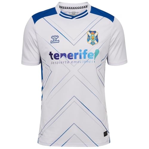 Image of hummel Mens Home Shirt 2025 2026 Short Sleeve White/Blue L