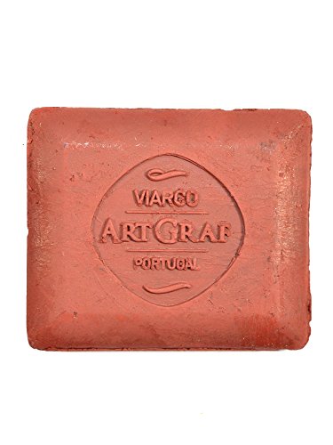 Art Graf Water-Soluble Tailors Chalk Square Disc, Sanguine