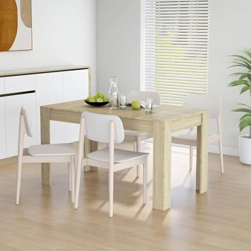 Wrobelax Table de salle à manger – Table de cuisine moderne en bois d'ingénierie pour salon, meubles de maison, bureau et réunions
