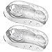 LEONLITE LED Wet Location Outdoor Emergency Light with Battery Backup, Adjustable Light Heads, 120V/277V Input, UL Certified, High Light Output for Parking Lots, Warehouses, Pack of 2