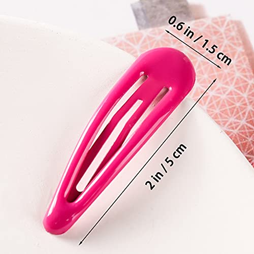 48 Fermagli per Capelli Multicolore e 8 Elastici