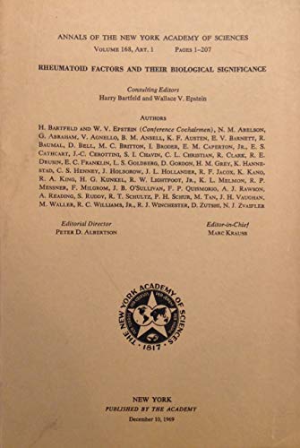 Rheumatoid Factors and Their Biological Significance. Rheumatoid Factors and Their Biological Significance.