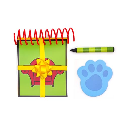 ASVP Shop Birthday - Handy Dandy Notebook With 1 Black Crayon & 1 Paw Sticky Notes Pad