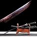 Handmade Authentic 1095 High Carbon Steel Japanese Samurai Sword Full Tang Real Sharp Dragon Katana Cool Sword Combat Ready (Black Dragon Katana II)
