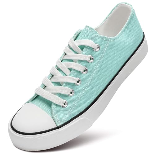 Image of ZGR Women's Canvas Low Top Sneaker Lace-up Classic Casual Shoes for Women