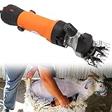 【Moteur haute performance】Équipé d'un moteur en cuivre de haute qualité, il offre une longue durée de vie, une excellente résistance à la chaleur, un faible niveau sonore et de faibles vibrations. La tonte rapide ne blesse pas les moutons et préserve la qualité de la laine.