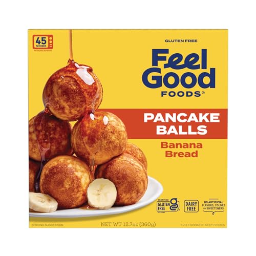FEEL GOOD FOODS Banana Bread Pancake Balls, 12.7 OZ