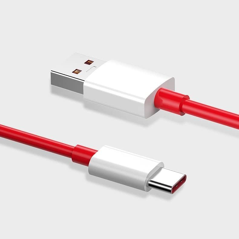 Image of Fast Charging cable Upto 65W Type-C USB Cable Compatible with Xiaomi Redmi 9 Power Original USB Cable|Rapid Quick Dash Warp super vooc Charging Cable Type C (6.5 Amp, 1 Meter /3.2 Feet, RED)