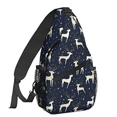 Cartoon Deer Deep Blue
