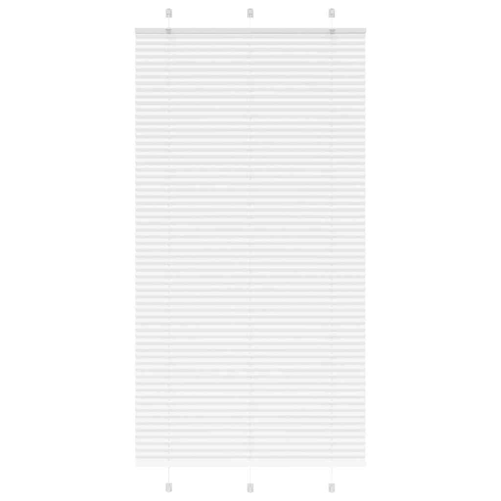 Tenda plissettata antracite, 40 x 100 cm, larghezza tessuto 39 cm, poliestere con protezione solare per finestre, larghezza pieghe 4