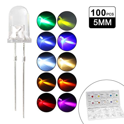 10 Diodi LED 3 Mm Effetto Fuoco Rosso 12V - Tremolanti, Con Resistenza 470 Ohm, Per Hobby, Decorazioni, Modellismo - Foto 11